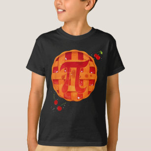 Pi Day Cherry Pie Math Teacher Funny Thanksgiving T-Shirt
