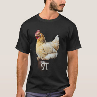 Pi Day Chicken Math Teacher Student Professor Pun  T-Shirt
