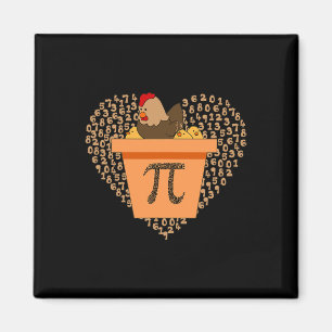 Pi Day Chicken Pot Pi Pie Math 3.14 Magnet