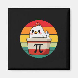 Pi Day Chicken Pot Pie Funny Math Teacher Nerd Gee Magnet