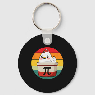 Pi Day Chicken Pot Pie Math Science Teacher Funny Key Ring