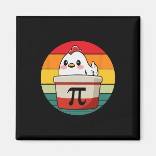 Pi Day Chicken Pot Pie Math Science Teacher Funny Magnet