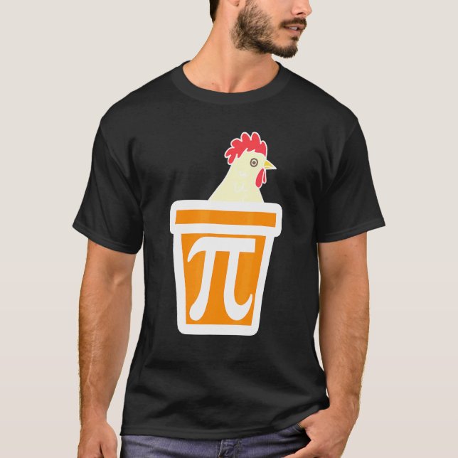 Pi Day Chicken T-Shirt (Front)
