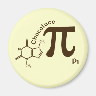 Pi Day Chocolate Pi Magnet