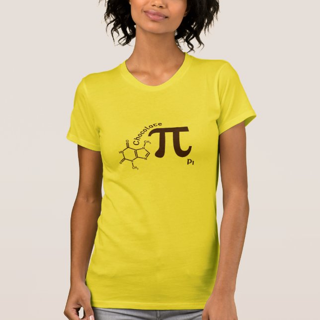 Pi Day Chocolate Pi Shirt (Front)