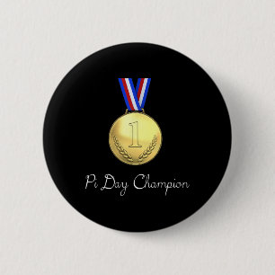 Pi Day Contest Winner - Pi Champion Gift Tee 6 Cm Round Badge