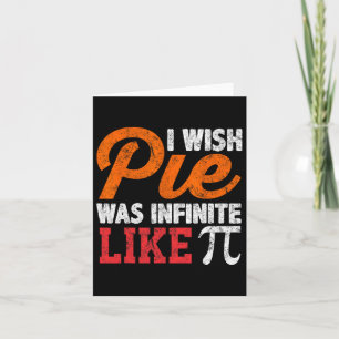 Pi Day Cute Geek Pie On Pi Day Math Love Gift Card