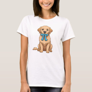 Pi Day Dog With Pi Symbol   Happy Pi Day Math T-Shirt