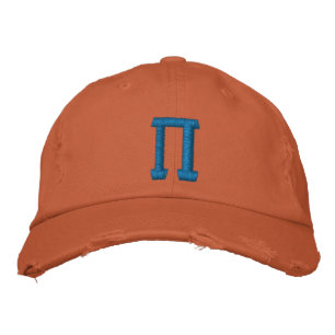 Pi Day Embroidered Hat