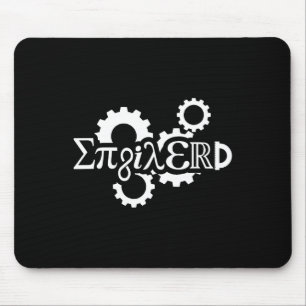 Pi Day Enginerd Engineer Mechanical Gear Mouse Pad