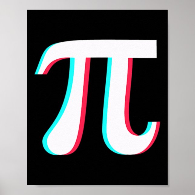 Pi Day Funny Graphic Math Teacher Student 3.14 Gif Poster (Front)