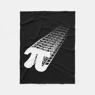 Pi Day Geometry Calculus Trigonometry Study  Fleece Blanket