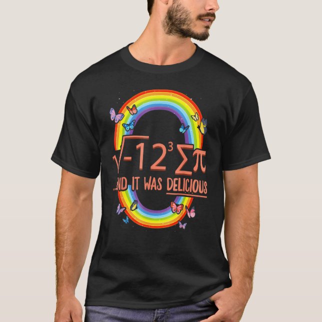 Pi Day I Ate Sum Pi Equation Math Teacher Student T-Shirt (Front)