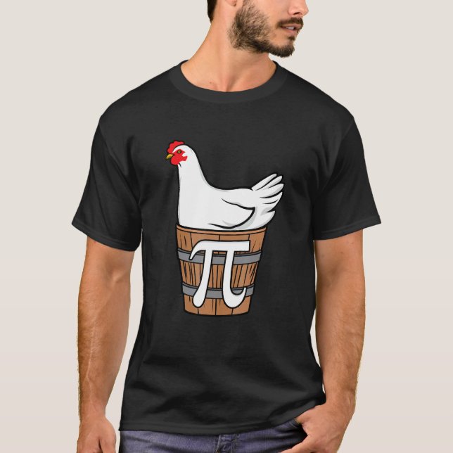 Pi Day Live Everyday Like It s Pi Day Chicken Pot  T-Shirt (Front)
