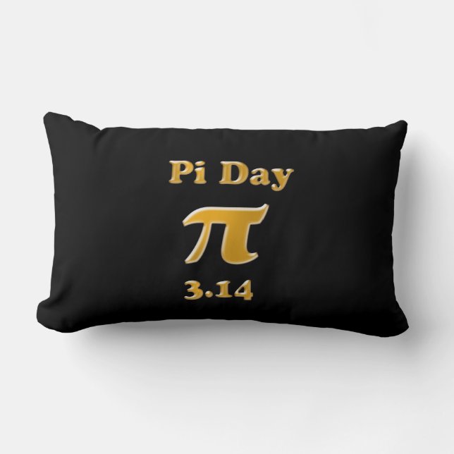 Pi Day Lumbar Cushion (Front)