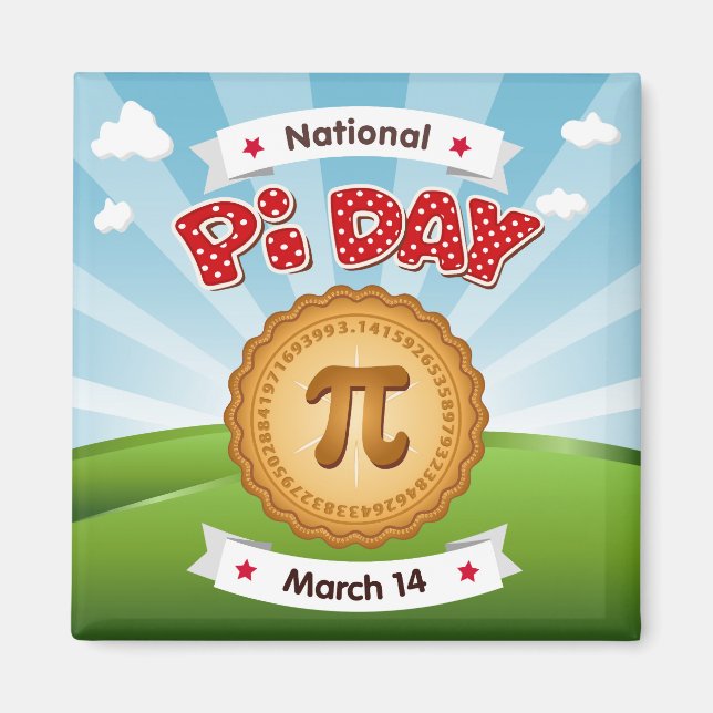 Pi Day Magnet (Front)