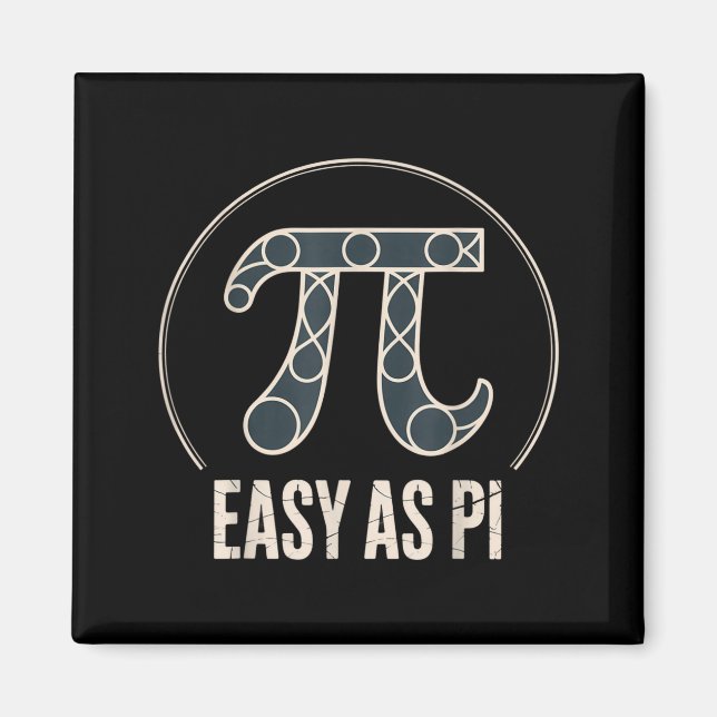 Pi Day March 14 Math Nerd Pie Food Funny Gift Outf Magnet (Front)
