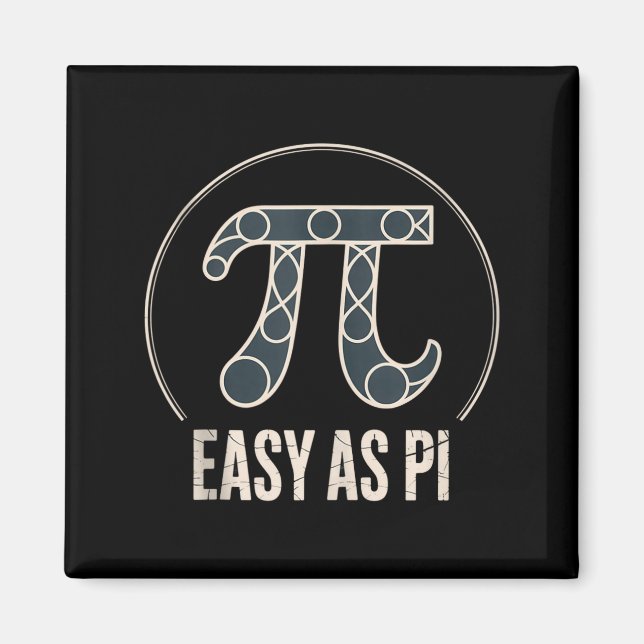 Pi Day March 14 Math Nerd Pie Food Funny Gift Outf Magnet (Front)