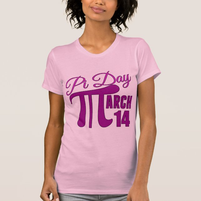 Pi Day March 14 T-Shirt (Front)