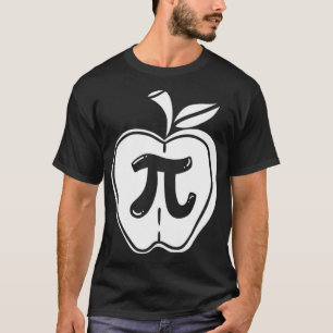 Pi Day Math Apple horse riding animals T-Shirt