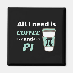 Pi Day Math Coffee Lover Geometry Calculus Trigono Magnet