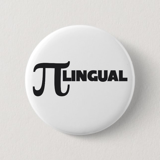 Pi Day Math Geek humour 6 Cm Round Badge (Front)