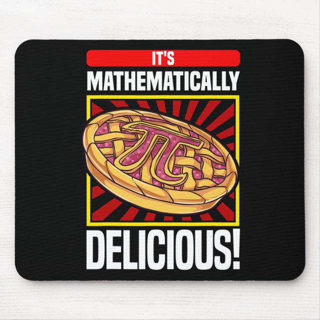 Pi Day Math Lover Apple Pie  Mouse Pad (Front)