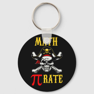 Pi Day Math Math Pi Rate Pirate Key Ring