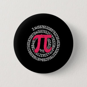 Pi Day Math Nerd Geek 3.1415 Irrational Number Pi  6 Cm Round Badge