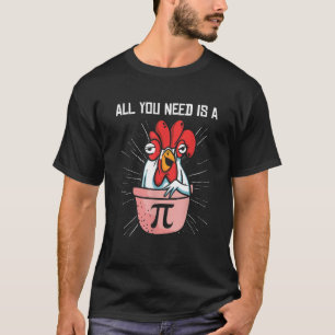 Pi Day Math Pie Chicken Pot Pi Number T-Shirt