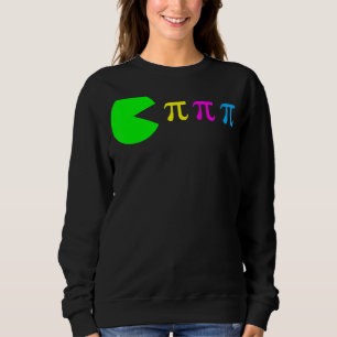 Pi Day Math Science Ate Pi Symbol Colour Sweatshirt