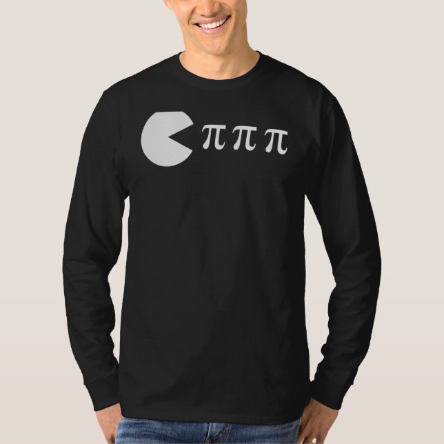 Pi Day Math Science Ate Pi Symbol T-Shirt (Front)