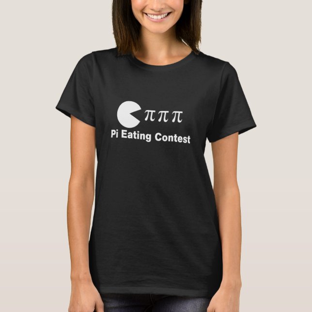 Pi Day Math Science Pi Eating Contest Mix  T-Shirt (Front)