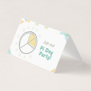 Pi Day Party Invitation