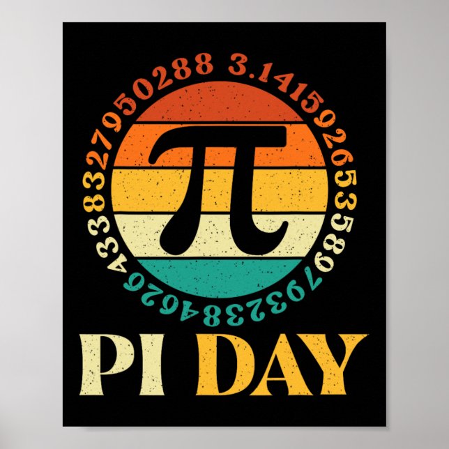 Pi Day - Pi Day Math Lover Pi Symbol Science  Poster (Front)