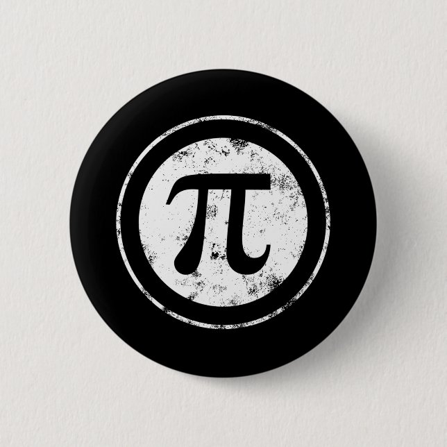 Pi Day Pi Maths 6 Cm Round Badge (Front)