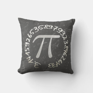 Pi Day PiDay Chalkboard Education Cushion