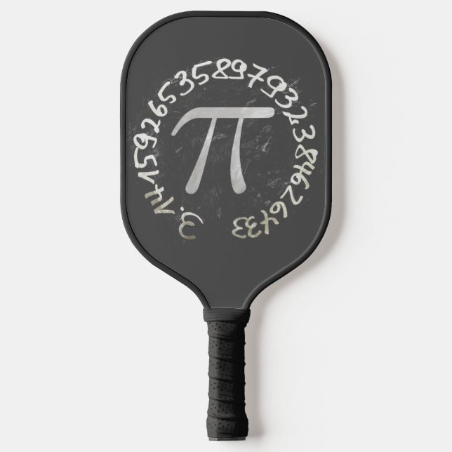 Pi Day PiDay Chalkboard Education Pickleball Paddle (Front)