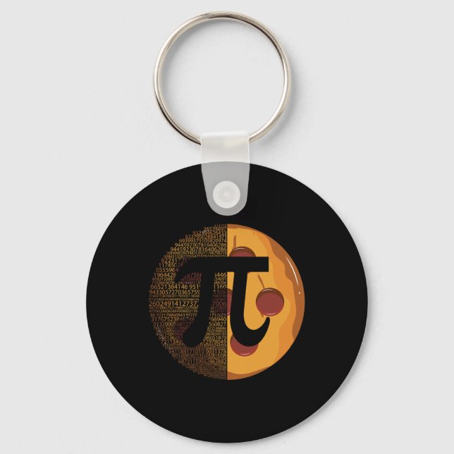 Pi Day Pie 1  Key Ring (Front)