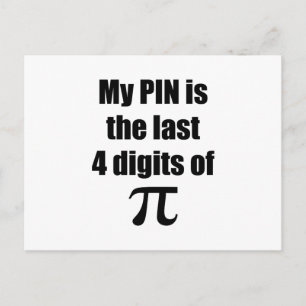 Pi Day Postcard