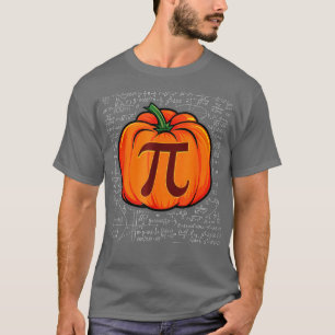 Pi Day Pumpkin Pie Math Funny Halloween Thanksgiv T-Shirt
