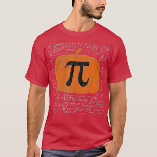 Pi Day Pumpkin Pie Math Funny Halloween Thanksgiv T-Shirt
