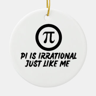 PI DAY QUOTES FOR LIFE, MATH LOVERS, MATH TEACHERS CERAMIC TREE DECORATION