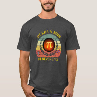 Pi Day Shirt 2026 – EAT. SLEEP. π. REPEAT. | PI Ne