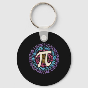 Pi Day Shirt Circular 3.14 Pi Math Students School Key Ring