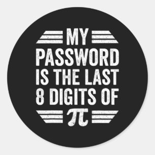 Pi Day Shirt Kids  Classic Round Sticker