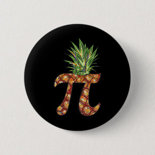 Pi Day Shirt Pi Pineapple Funny Math Pi Day 6 Cm Round Badge