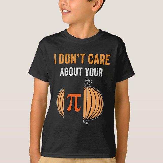 Pi Day Shirt Pi Symbol Onion Funny Math Teacher Pi (Front)