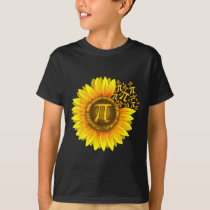 Pi Day Shirt Women Sunflower Math Teacher Gift