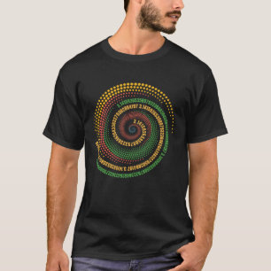 Pi Day Spiral Dots Pi Math for Pi Day 3 14 T-Shirt